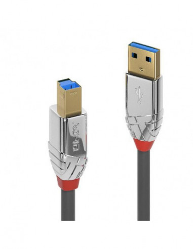 Cabo USB 3.0 Lindy Tipo A para B 2m...