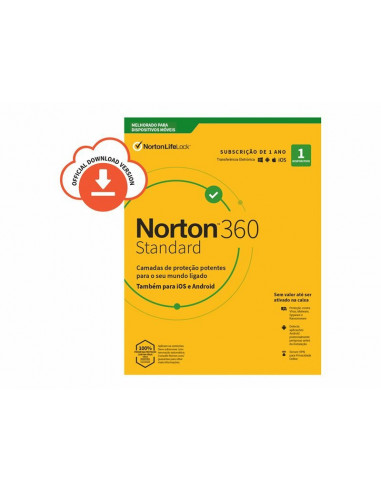 Norton 360 Standard - licença de... Norton 360 Standard - licença de...