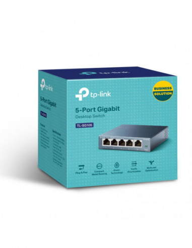 Tp-Link Tl-Sg105 Switch 5 Puertos...