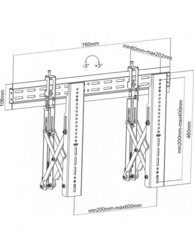Suporte de Parede Napofix 37-70"...