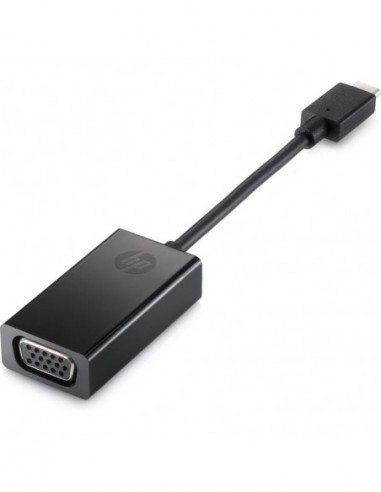 Adaptador HP USB-C para VGA - Preto Adaptador HP USB-C para VGA - Preto