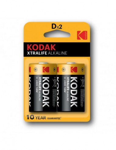 Kodak Xtralife Pila Alcalina D Lr20...