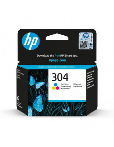 Tinta Original Hp 304 Tricolor N9k05ae