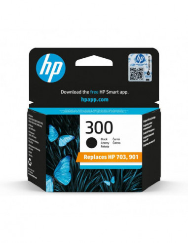 Hp Inc Tinta Negra Hp 300 Cc640ee