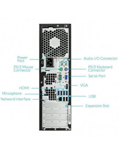 Computador de secretária HP 6300 Pro...