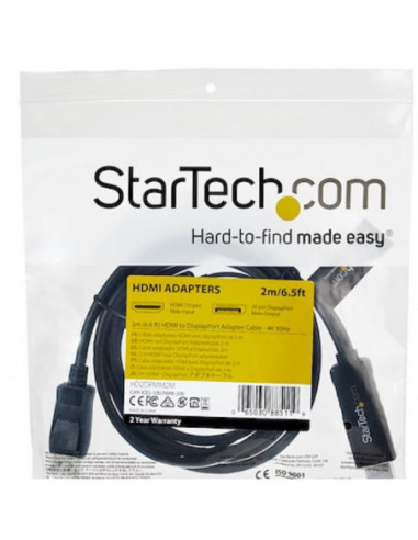 Adaptador StarTech HD2DPMM2M HDMI...