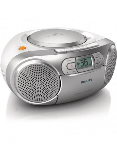 Rádio CD Philips AZ127/12: Estéreo,...
