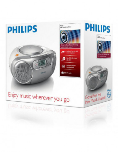 Rádio CD Philips AZ127/12: Estéreo,... Rádio CD Philips AZ127/12: Estéreo,...