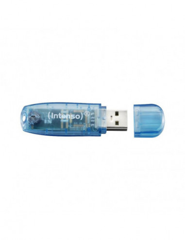 Pendrive Intenso 4gb Rainbow Line Azul