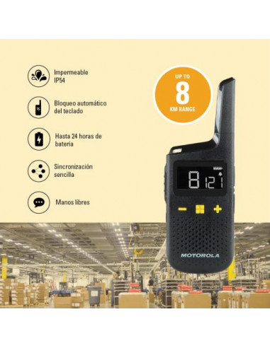 Pack de 2 Walkie-Talkies Motorola...