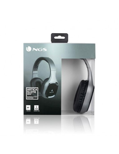 Auricularesmicro NGS Artica Sloth Negro Auricularesmicro NGS Artica Sloth Negro