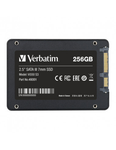 Disco SSD 2.5 256GB Verbatim VI550... Disco SSD 2.5 256GB Verbatim VI550...