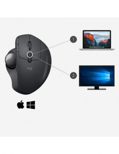 Rato Logitech MX Ergo Trackball, Sem...