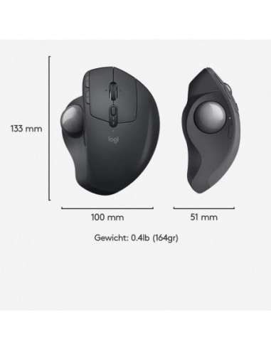 Rato Logitech MX Ergo Trackball, Sem...
