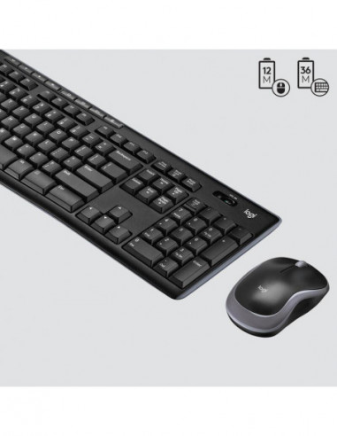 Kit Teclado e Rato Logitech MK270 -...