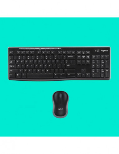 Teclado Logitech Wireless Combo MK270