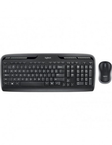 Teclado Inglés + Ratón Logitech Mk330...