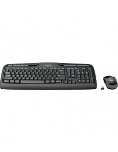 Teclado Inglés + Ratón Logitech Mk330...