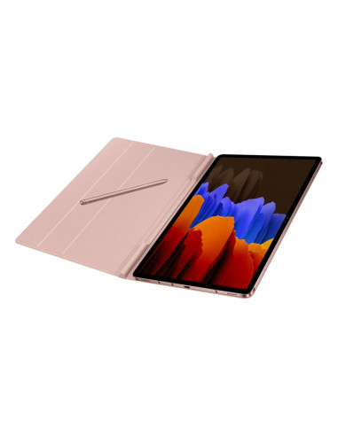 Capa Book Samsung Galaxy Tab S7+ Brown Capa Book Samsung Galaxy Tab S7+ Brown