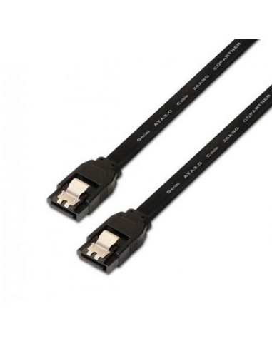 Aisens Data Cable SATA-3 0.5M Black Aisens Data Cable SATA-3 0.5M Black