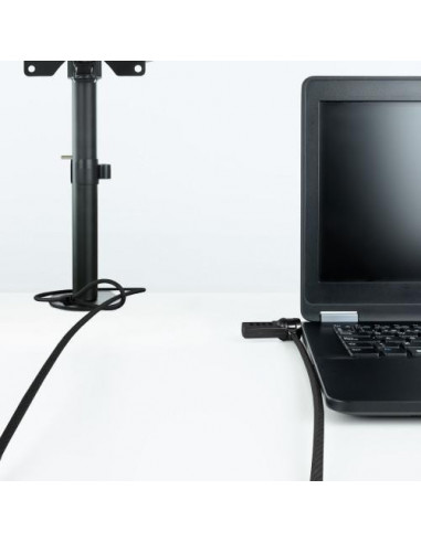 Cabo de Segurança TooQ com Combinação... Cabo de Segurança TooQ com Combinação...