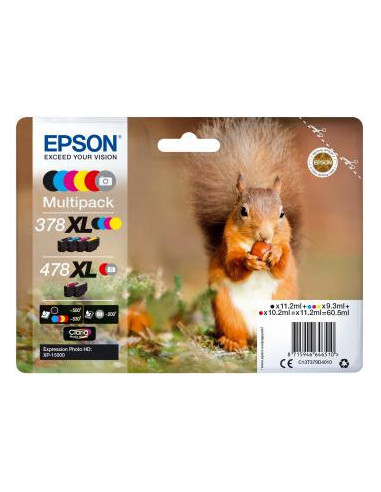 Tinteiro EPSON 378+478 Multipack 6...