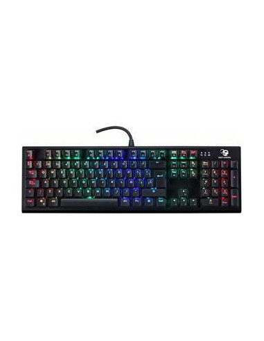 Teclado Coolbox Gaming Alámbrico RGB...