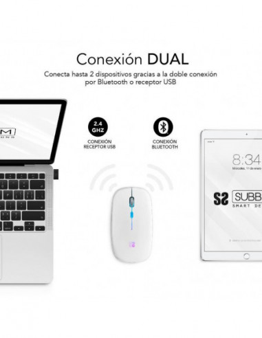 Rato SUBBLIM SUBMO-LDFLAT2 sem fios,...