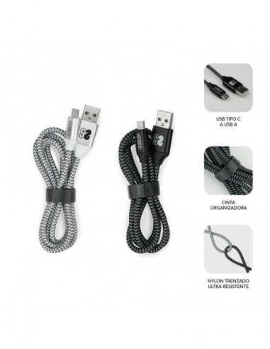 Cabo USB 2.0 Subblim SUB-CAB-2TC001,...