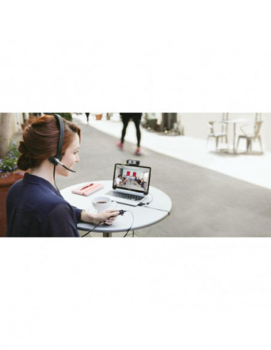 Webcam Logitech C930e Full HD, Negra,...