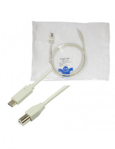 Cabo USB LogiLink CU0160: USB-C para... Cabo USB LogiLink CU0160: USB-C para...