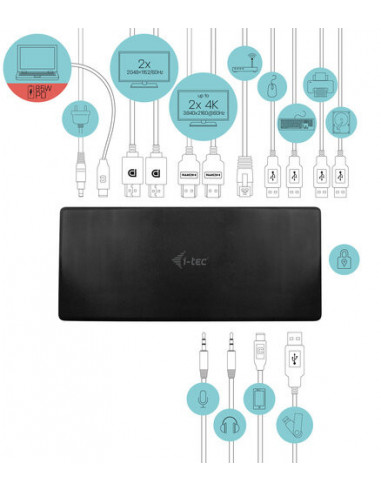 Docking Station I-Tec USB-C Quattro... Docking Station I-Tec USB-C Quattro...