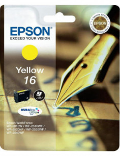 Tinteiro EPSON 16 Amarelo +...