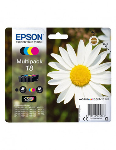Tinteiro EPSON 18 Multipack 4 Cores +...