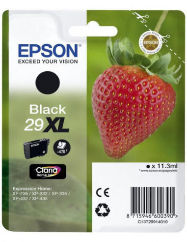 Tinteiro EPSON 29 Preto XL + Alarme...
