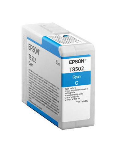 Tinteiro EPSON T8502 Ciano -...
