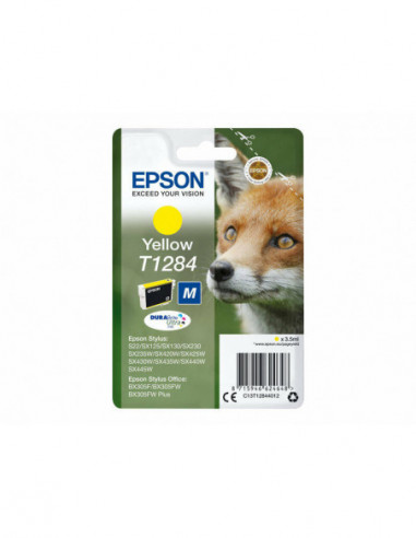 Tinteiro EPSON T1284 Amarelo M -...