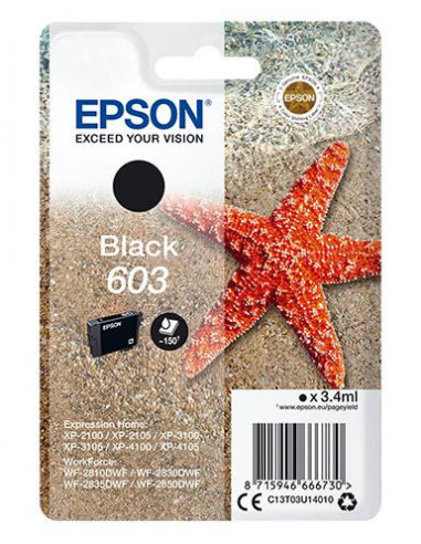 Epson 603 - 3.4 ml - preto - original...