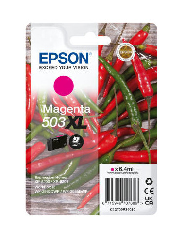 Epson Singlepack Magenta 503XL Ink 0