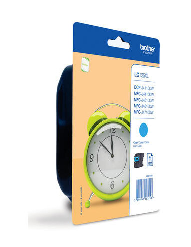Tinteiro BROTHER LC125XLCBP Ciano XL...