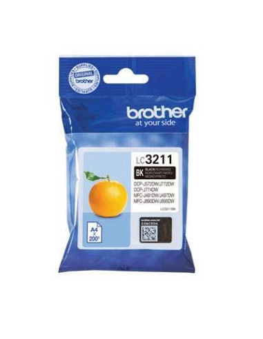 Tinteiro BROTHER LC3211BK Preto -...