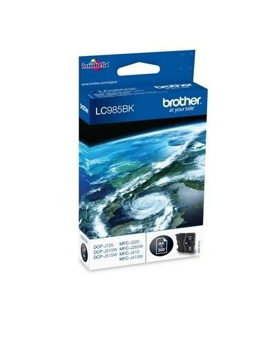 Tinteiro BROTHER LC985BKBP Preto -...