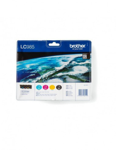 Tinteiro BROTHER LC985VVALBP Pack 4...