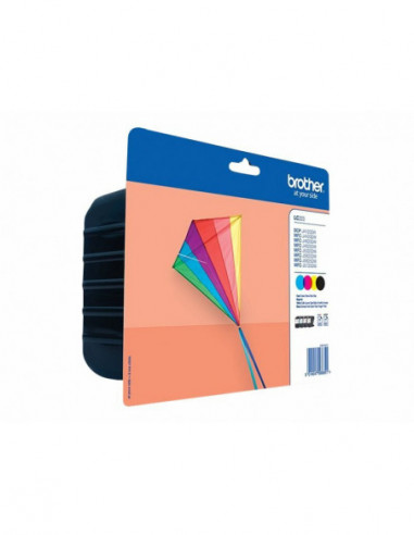 Tinteiro BROTHER LC223VALBP Pack 4...