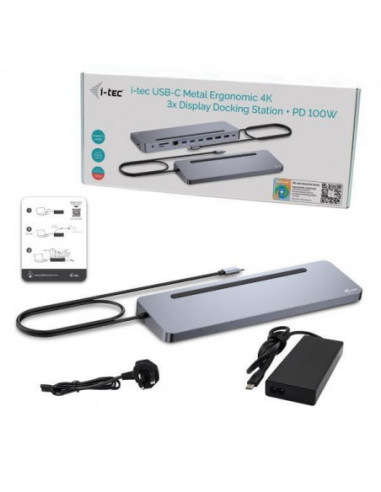 Docking Station i-Tec USB-C 3x 4K Docking Station i-Tec USB-C 3x 4K