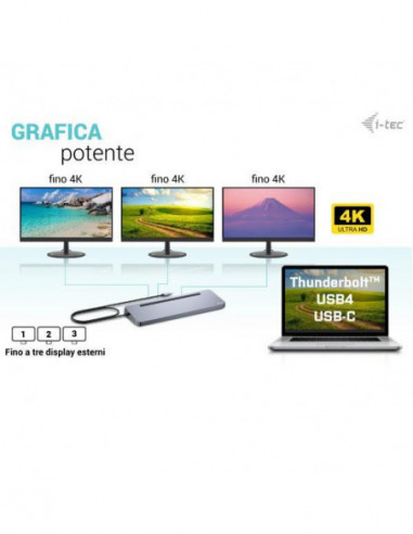 Docking Station i-Tec USB-C 3x 4K Docking Station i-Tec USB-C 3x 4K