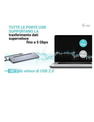 Docking Station i-Tec USB-C 3x 4K Docking Station i-Tec USB-C 3x 4K