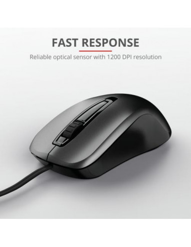 Rato Óptico Trust Carve USB Tipo A...