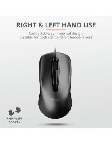 Rato Óptico Trust Carve USB Tipo A...