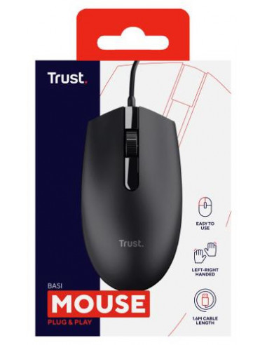 Rato USB Ambidestro TRUST COMPUTER 24271